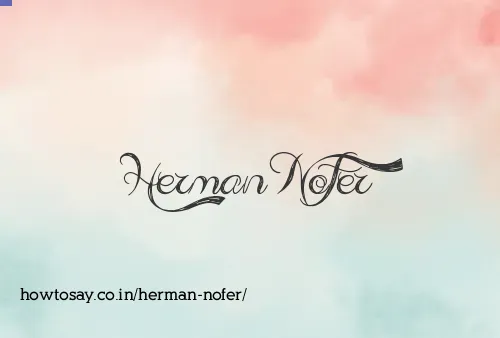 Herman Nofer