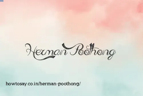 Herman Poothong