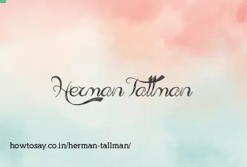 Herman Tallman