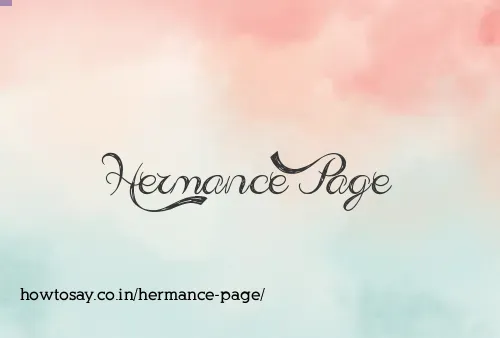 Hermance Page