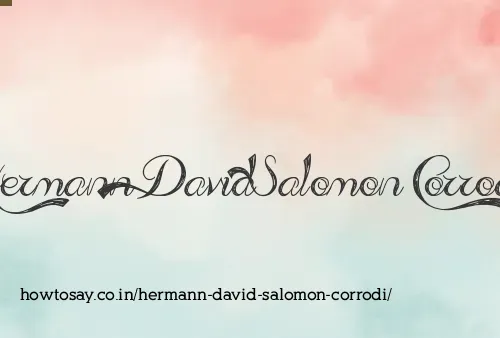 Hermann David Salomon Corrodi