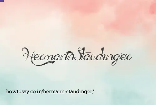 Hermann Staudinger