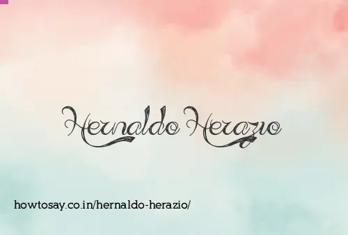 Hernaldo Herazio