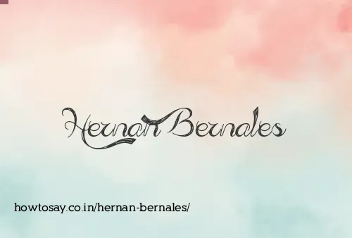 Hernan Bernales