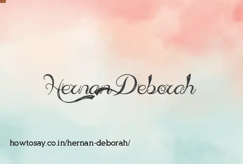 Hernan Deborah