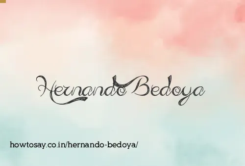 Hernando Bedoya