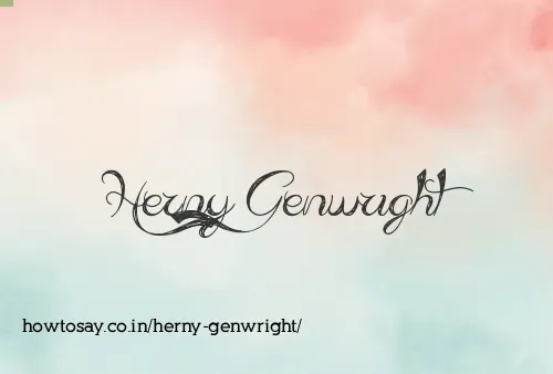 Herny Genwright