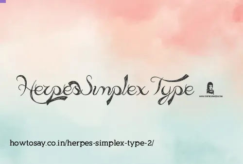 Herpes Simplex Type 2