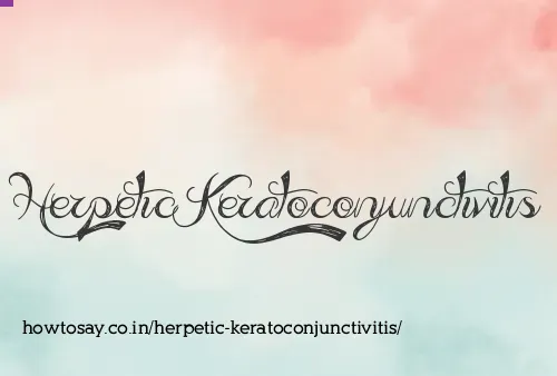 Herpetic Keratoconjunctivitis