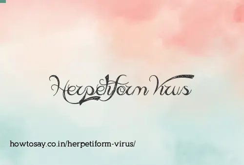 Herpetiform Virus