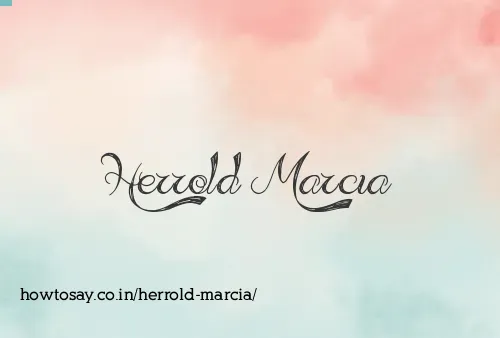 Herrold Marcia