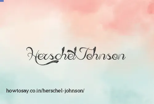 Herschel Johnson