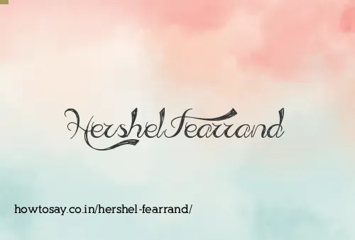 Hershel Fearrand