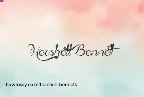 Hershell Bennett