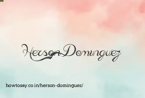 Herson Dominguez