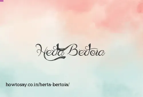 Herta Bertoia