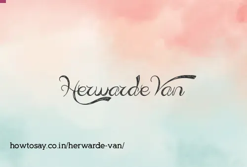 Herwarde Van