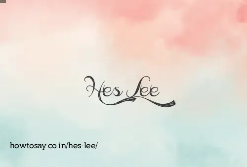 Hes Lee