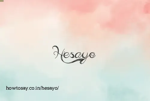 Hesayo