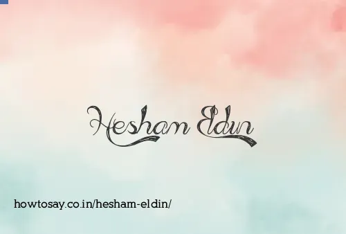 Hesham Eldin