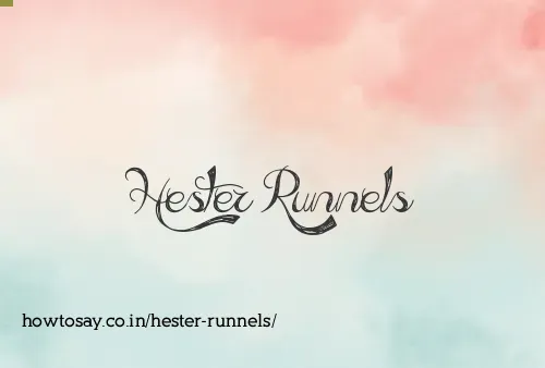 Hester Runnels