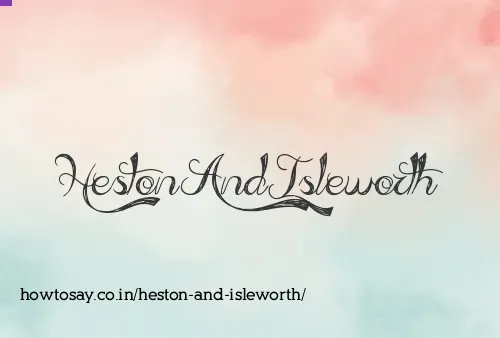 Heston And Isleworth