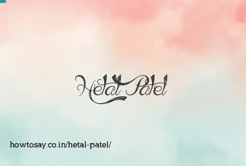 Hetal Patel