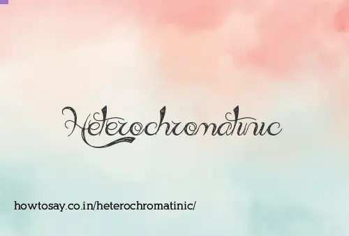 Heterochromatinic