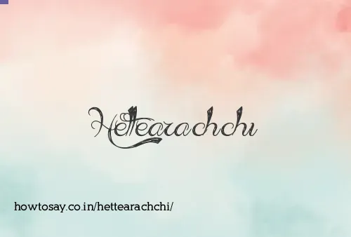 Hettearachchi