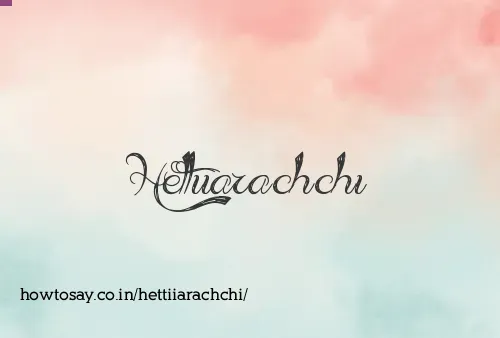 Hettiiarachchi