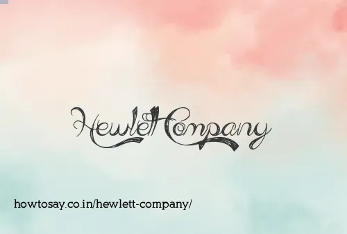 Hewlett Company