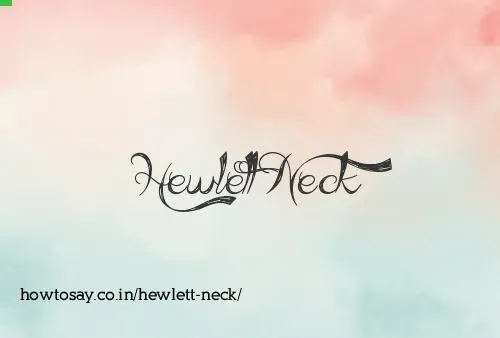 Hewlett Neck