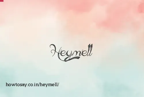Heymell