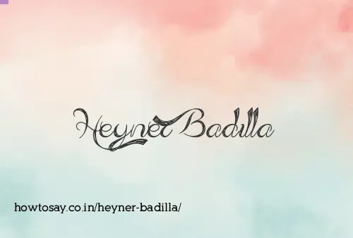 Heyner Badilla