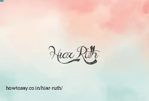 Hiar Ruth