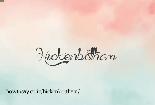 Hickenbottham
