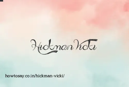 Hickman Vicki