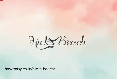 Hicks Beach