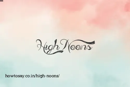 High Noons