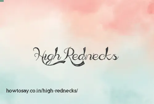 High Rednecks