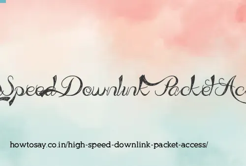 High Speed Downlink Packet Access