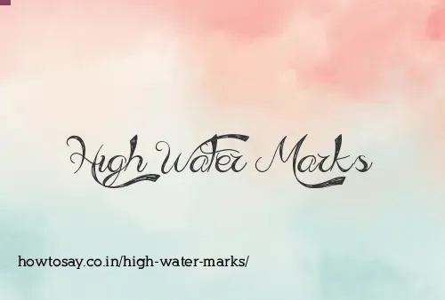 High Water Marks