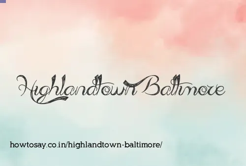 Highlandtown Baltimore