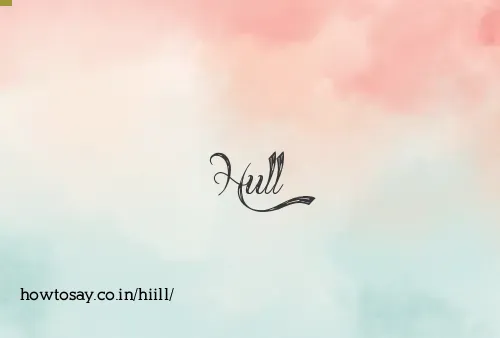 Hiill