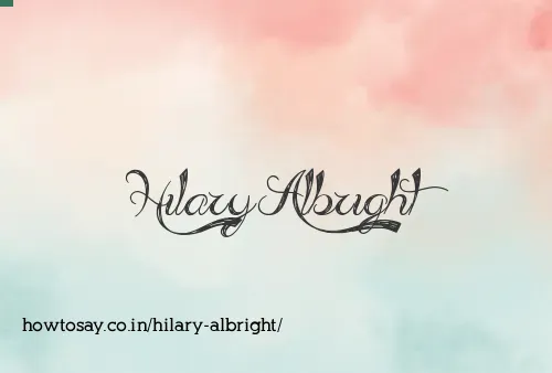 Hilary Albright