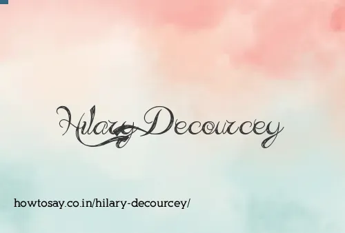Hilary Decourcey