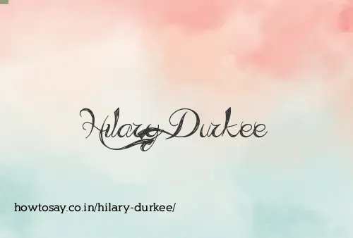Hilary Durkee
