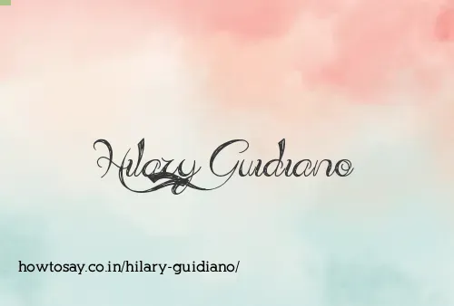 Hilary Guidiano