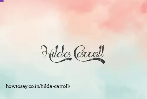 Hilda Carroll