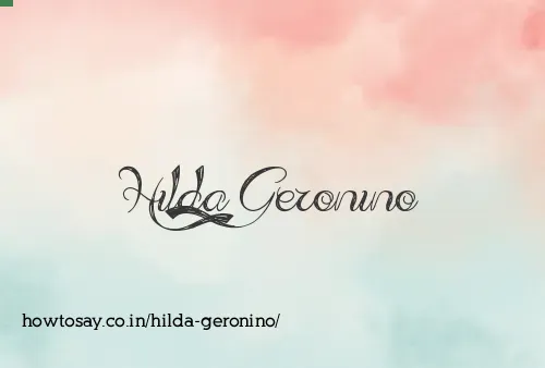 Hilda Geronino